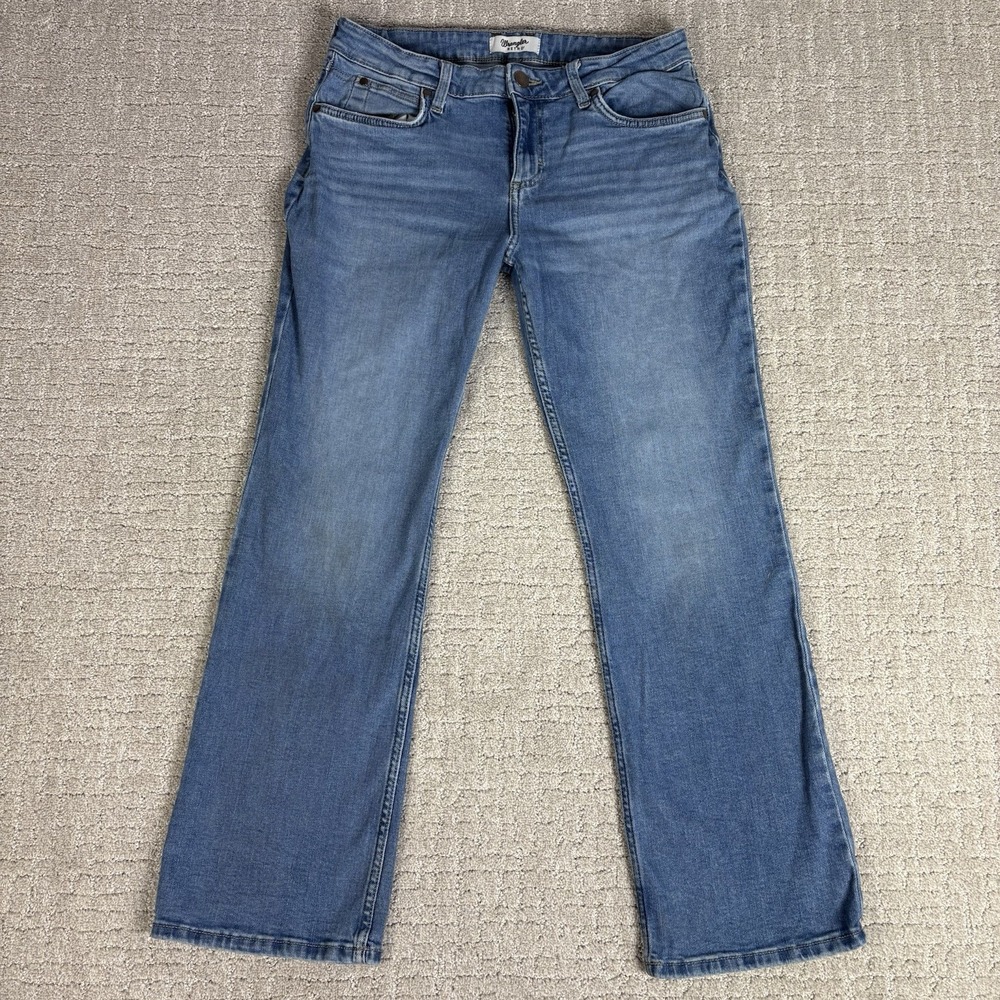 Wrangler Women's 31/30 retro Mid Rise Bootcut Pocket Stitching